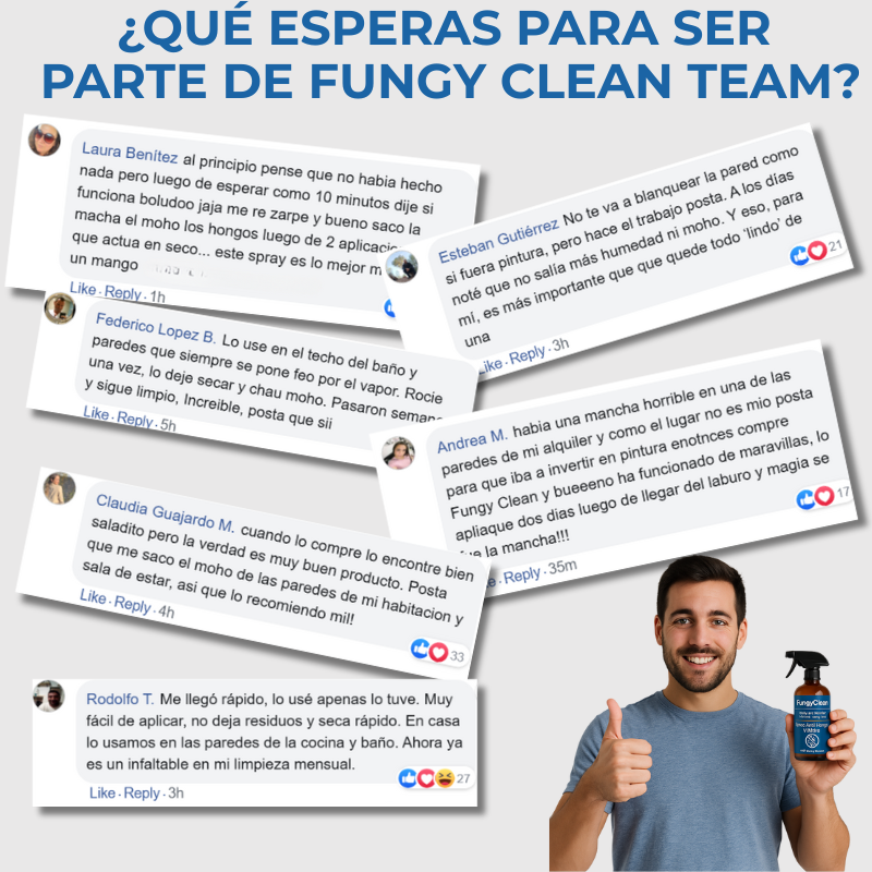 FungyClean™ – Decile adiós al moho que enferma a tu familia.