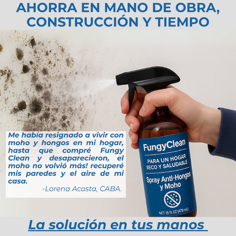 FungyClean™ – Decile adiós al moho que enferma a tu familia.